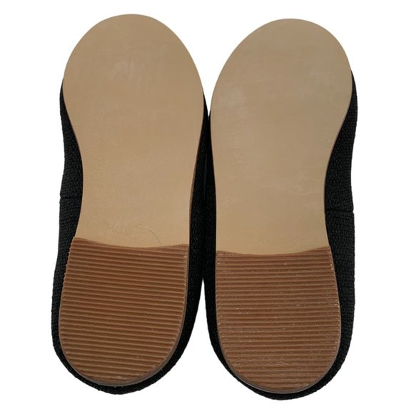 L'Amour Flat With Rhinestone and Bow Toddler 10, Black - Picture 7 of 9